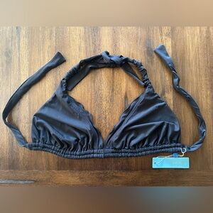 Birdsong Black Halter Bralette BNWT- size 32HH